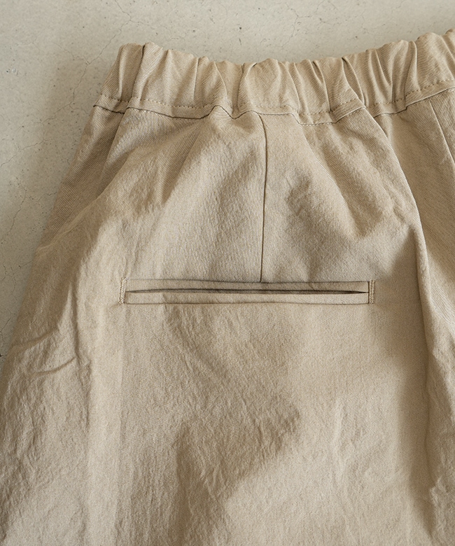 VC-2707]Veritecoeur(ヴェリテクール) C/Nタックパンツ ワイドパンツ