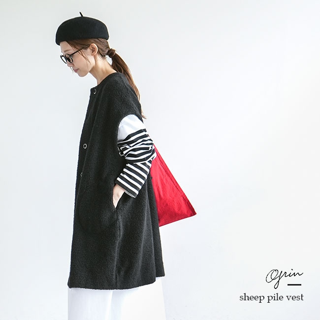 SALE 40%OFF】[8224C-905]grin(グリン) 別注 シープパイルボアロング