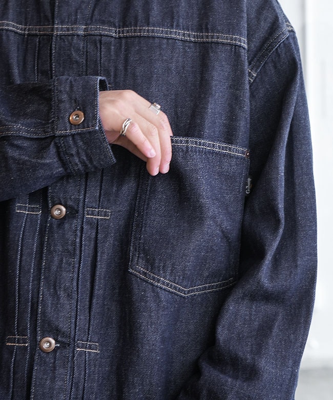 GHJ6176THO]GOHEMP(ゴーヘンプ) PLEATS G-JAN プリーツGジャン メンズ