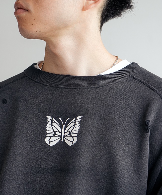 RW336]NEEDLES(ニードルズ) Deconstructed Sweat Shirt - Cotton