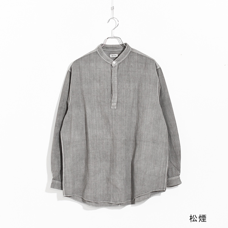 SH-122B]MITTAN(ミタン/ミッタン)カディクルタシャツ(ベンガラ染め