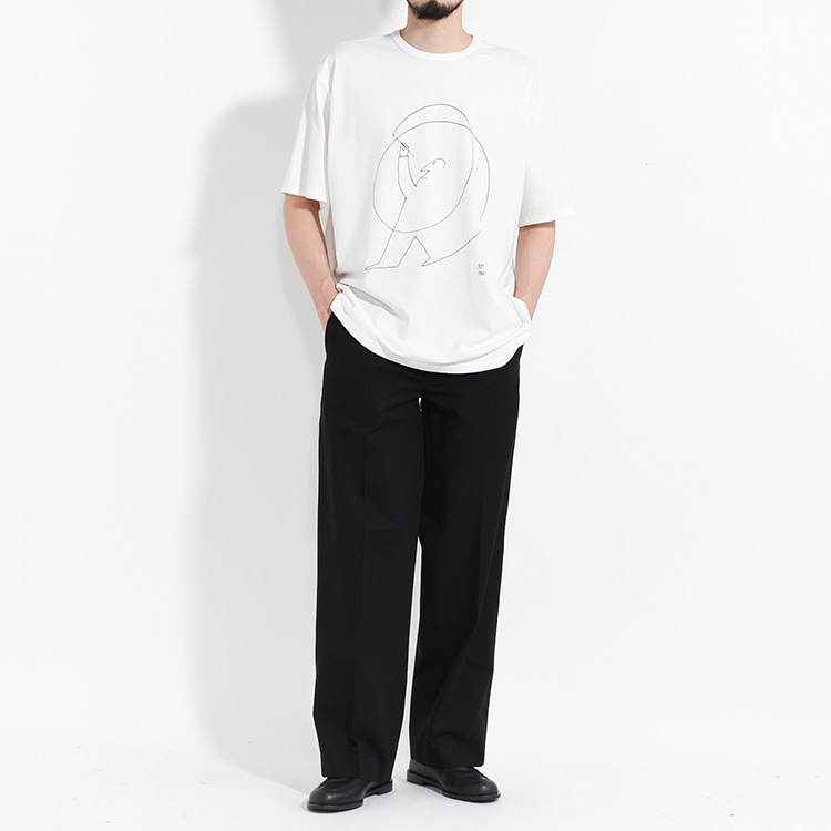 251OJ-CT01]OLD JOE(オールドジョー)CREW-NECK TEE (Saul Steinberg
