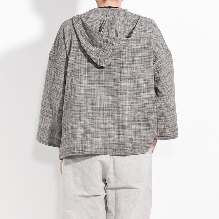 SH-128]MITTAN(ミタン/ミッタン)OC多色スラブフードシャツ | MITTAN