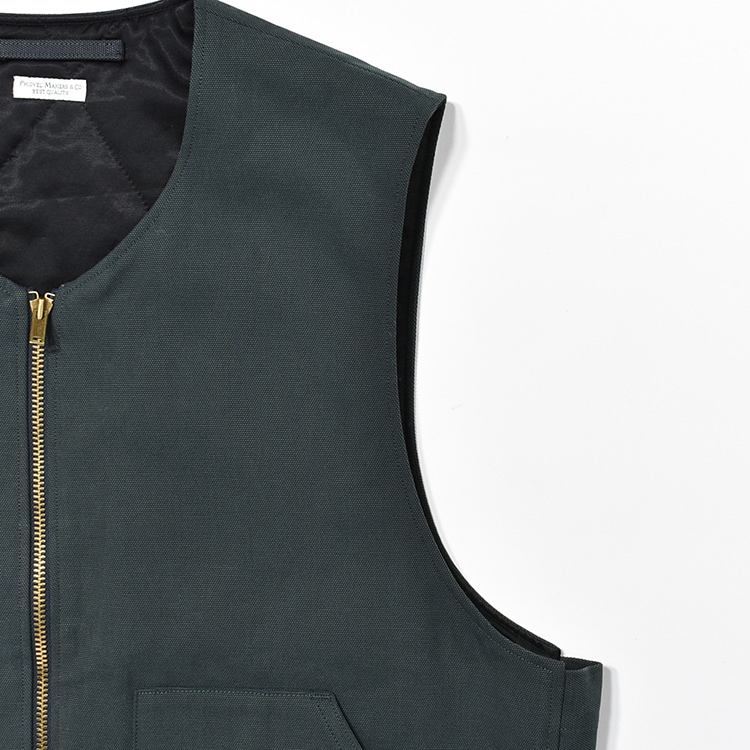 PMAS-VT02]PHIGVEL(フィグベル) Duck Cloth Workaday Vest(ダック