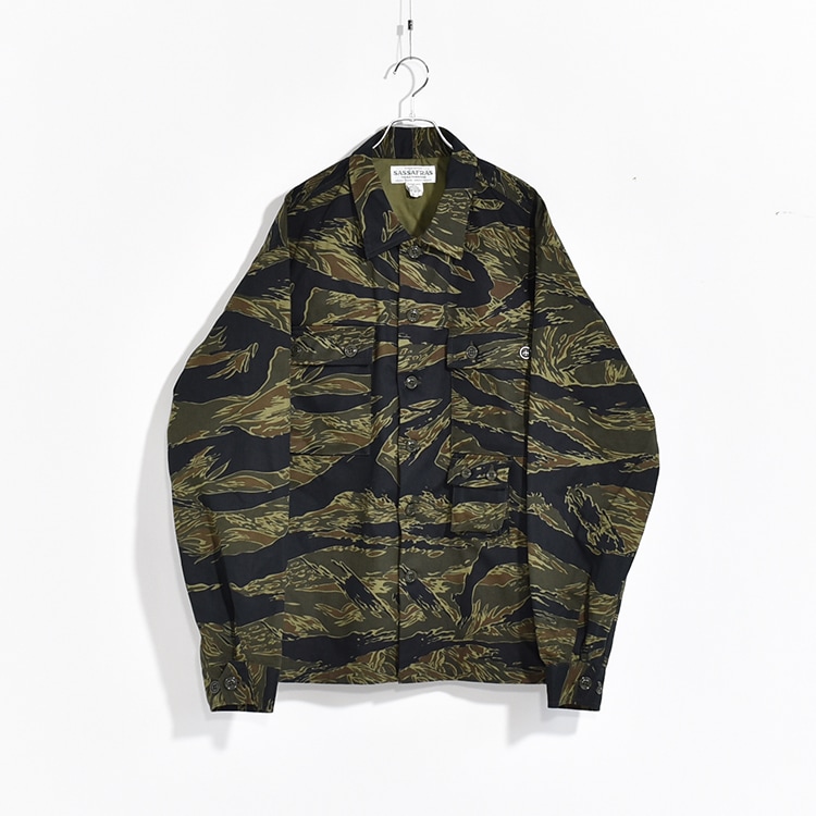 SF-242159]SASSAFRAS(ササフラス)G.D.U Jacket / Tiger Twill(ジー