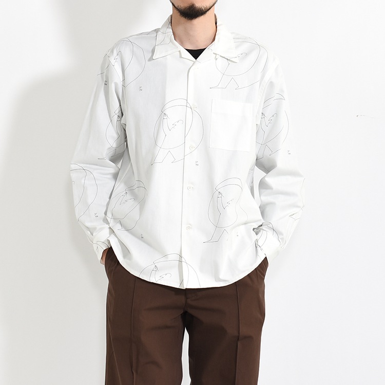 251OJ-SH01]OLD JOE(オールドジョー)OPEN COLLAR SHIRTS (Saul