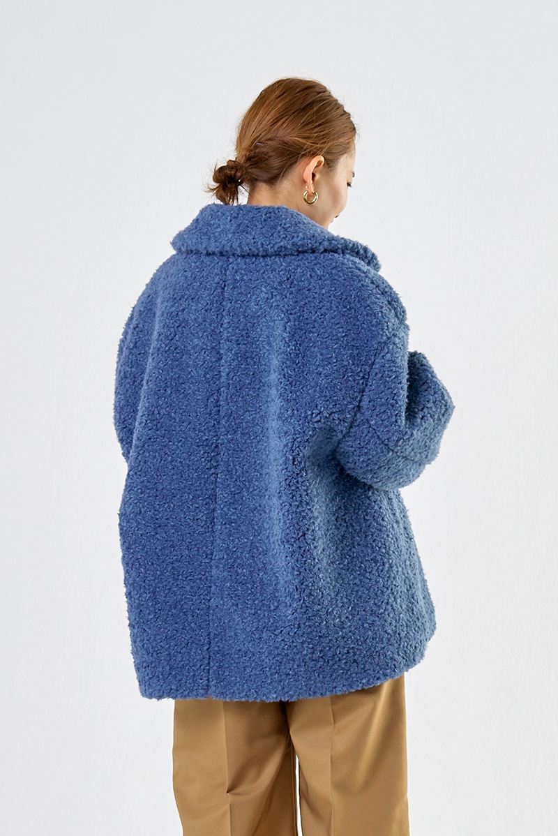 yori スイートボアフードロングコート 38 【公式通販】