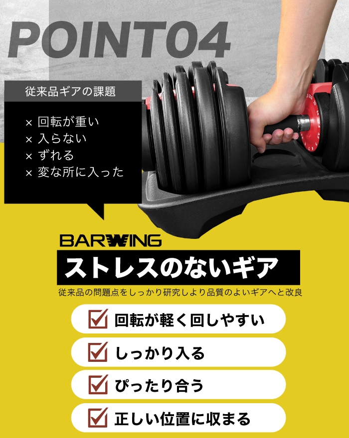 BARWING(バーウィング) NEW モデル 可変式ダンベル 24kg,すべての商品