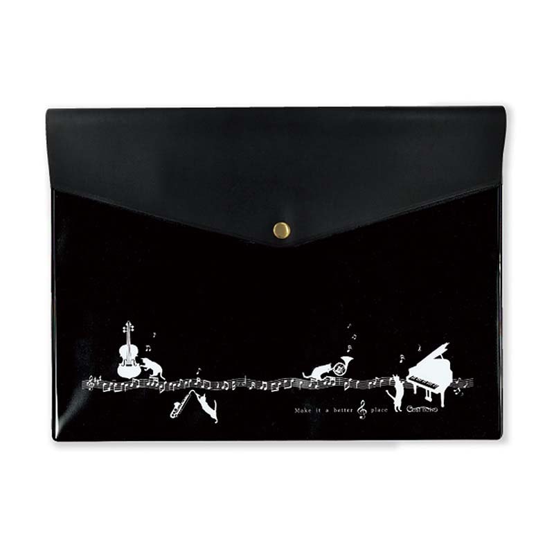 A4フラットケース(マチなし) chat noir | 文房具,ファイル・ケース