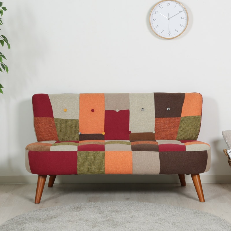 ユアサプライムス.com｜34262 ソファ 2P デイジー パッチワーク