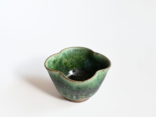 木曽志真雄 輪花小鉢 織部 | ブランド,木曽志真雄 | YUI LIVINGS