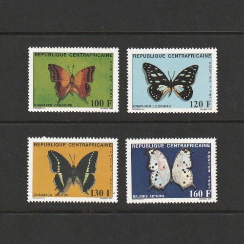 中央アフリカ | ☆外国切手アウトレット☆,昆虫,蝶 | 切手の専門店