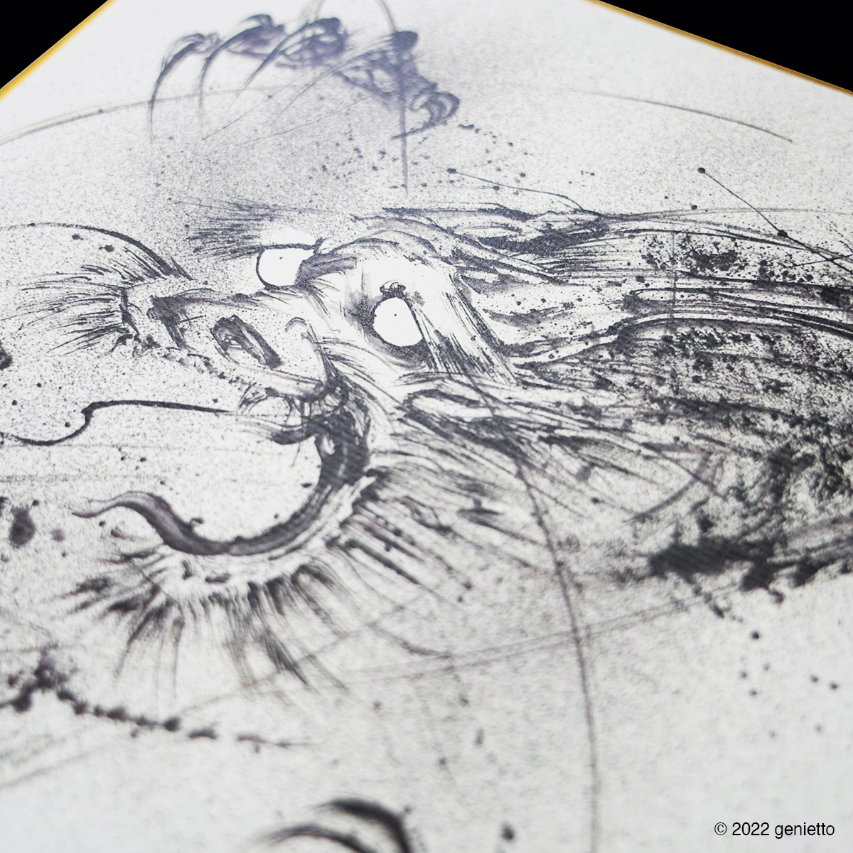 真龍 | 墨絵・陶墨画アーティスト 西元祐貴 Yu-ki Nishimoto