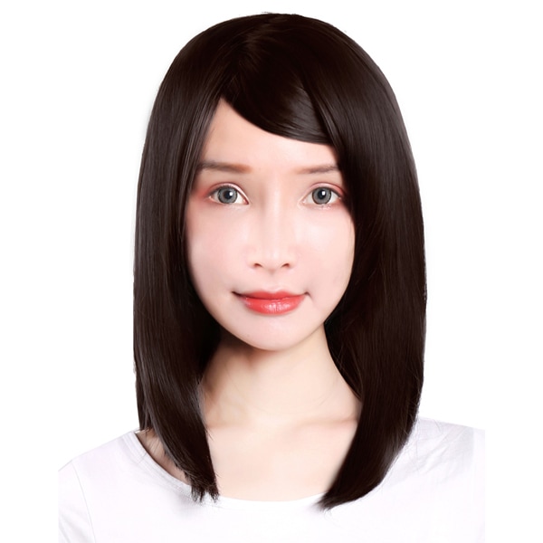 ウィッグ 『コスプレミディアムウィッグ ビターブラウン』 Fujitatsu