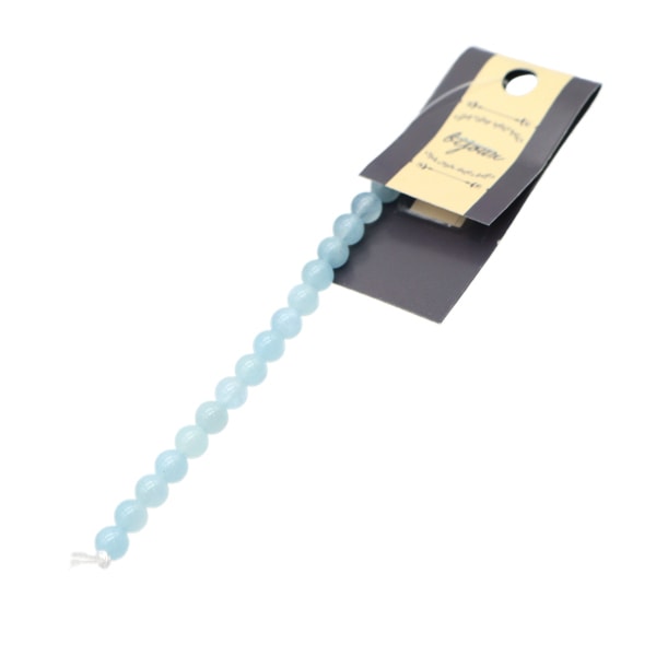 ビーズセール】 アクセサリー素材 『天然石ラウンド アクアマリン 約