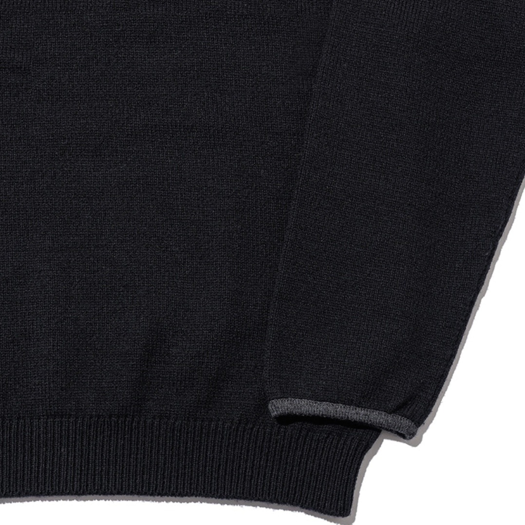 UNUSED アンユーズド 25AW US2517 5G Wool pullover knit (BLACK