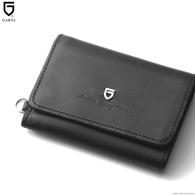 CLINK｜GARNI SIGN THREE FOLD WALLET - BLACK [GL20004]｜東京