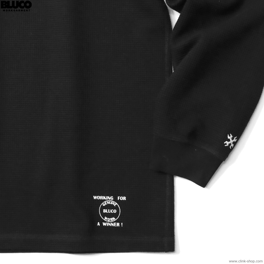 CLINK｜BLUCO THERMAL SHIRTS (BLACK) [145-12-014]｜東京・吉祥寺