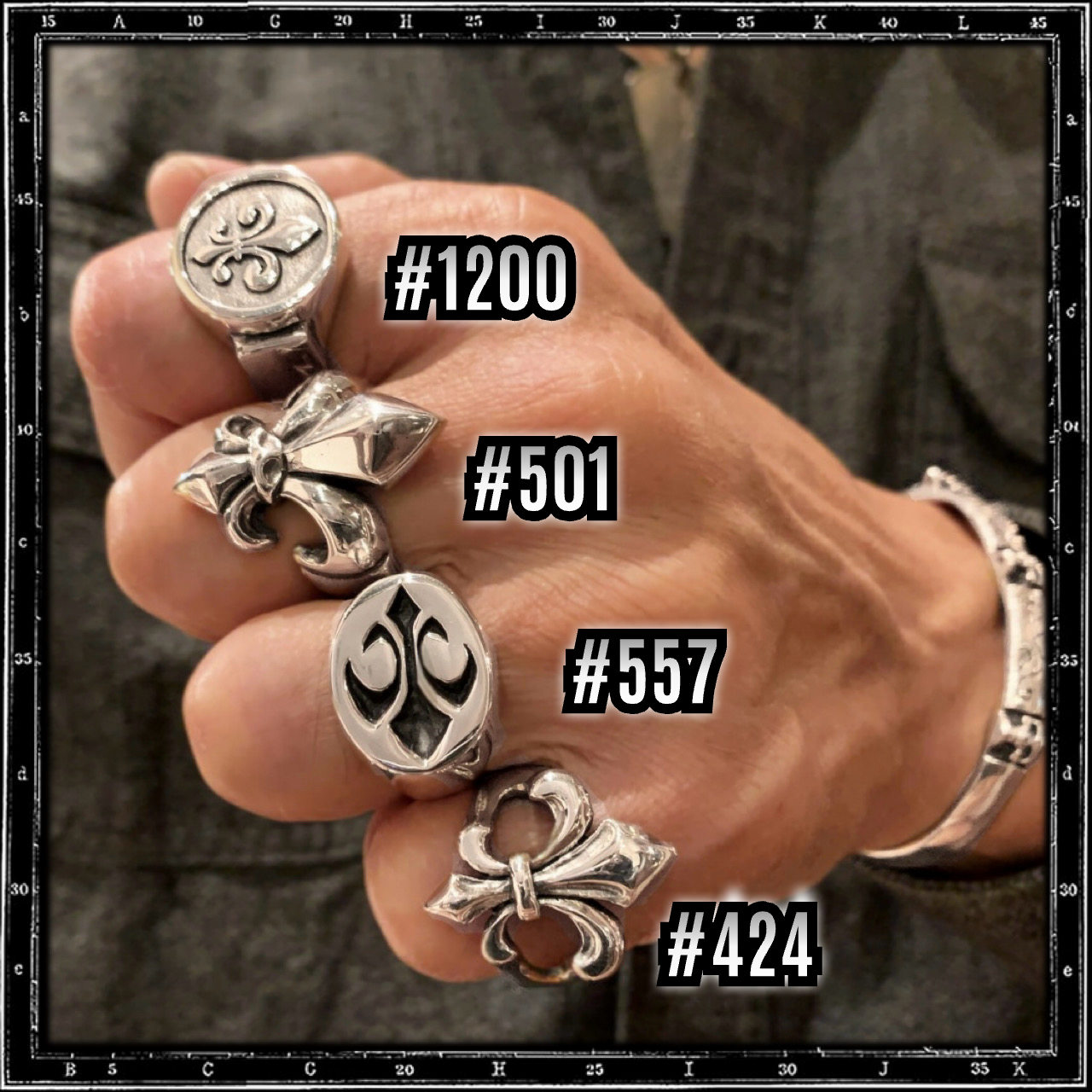 SIGNET FLEUR DE LYS RING | クレイジーピッグ公式オンラインストア