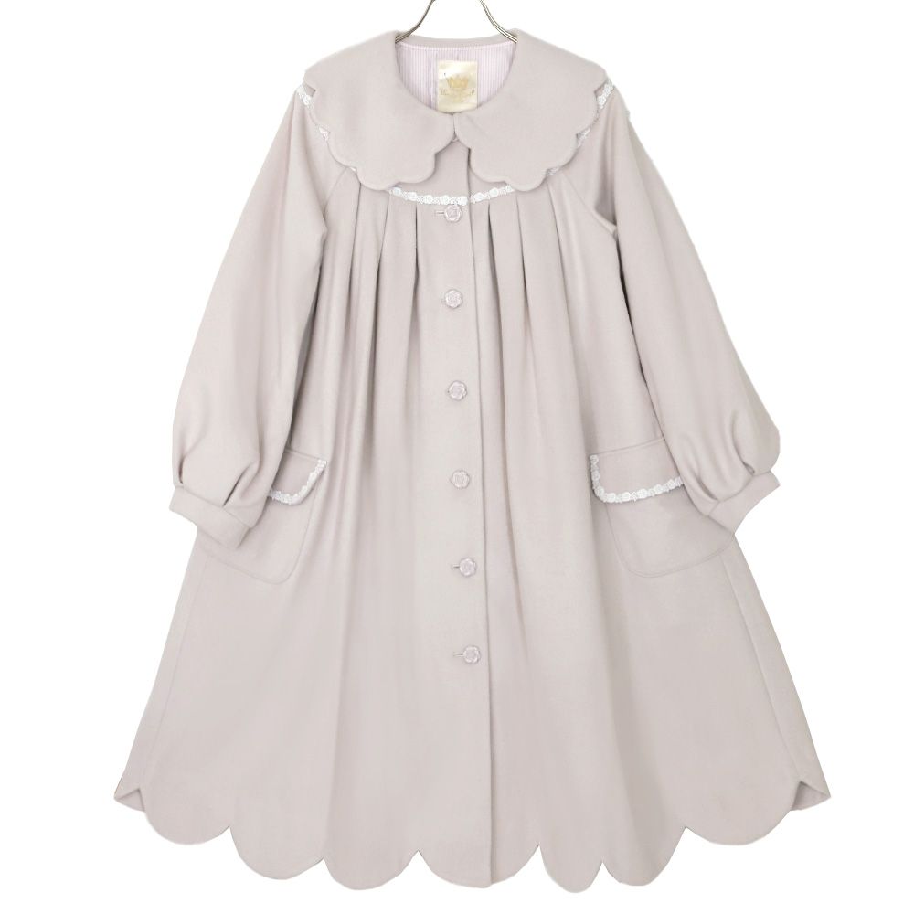 プチローズスカラップコート(petitrose scallop coat) | COAT