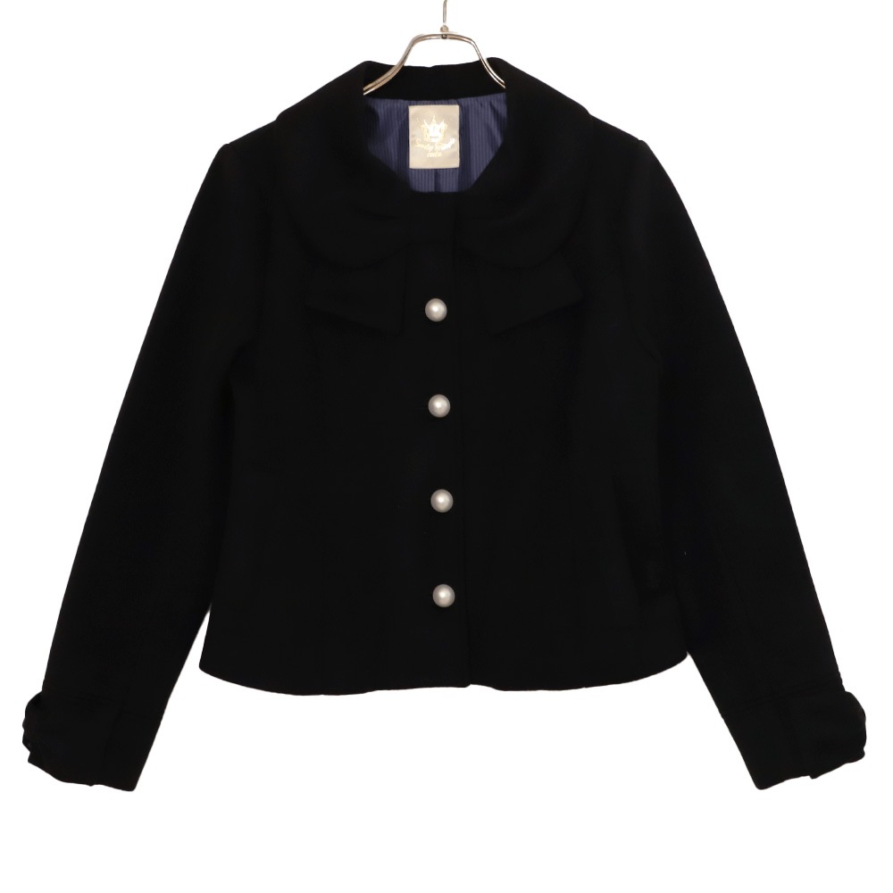 リボンカラーショートコート(Ribbon collar short coat) | COAT