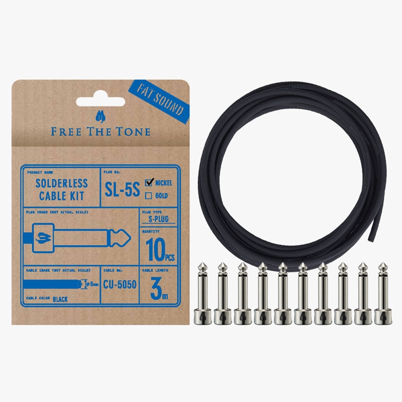 SOLDERLESS CABLE KITS - SL-5 Seriesのページ｜FREE THE TONE