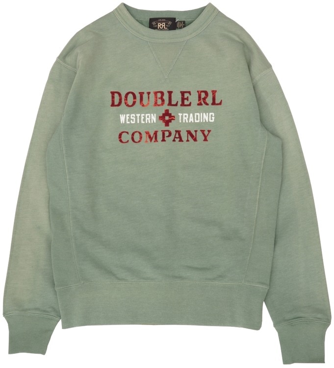 ダブルアールエル) RRL ロゴ フレンチ テリー スウェット トレーナー