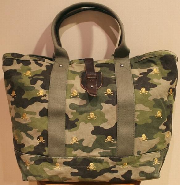 RUGBY / ラルフローレン ラグビースカルモノグラム カモフラトート