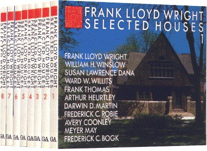 稀少本］フランク・ロイド・ライトの住宅 全8巻 | GA在庫僅少本 | GA