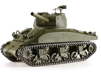 Mattoro 1/16 シャーマンM4 ARTR(プラキャタピラ・BBシューティング