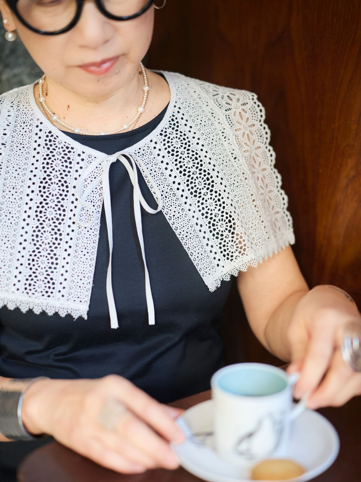 大人のためのレース付け襟 | ACCESSORIES | ko by keiko.okamoto