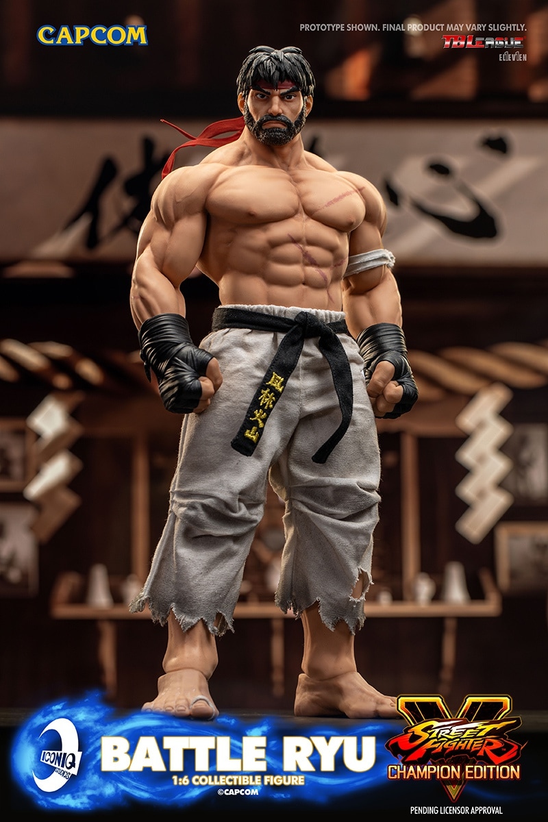 予約 ICONIQ STUDIOS 1/6 ストリートファイター リュウ 戦闘.Ver 全