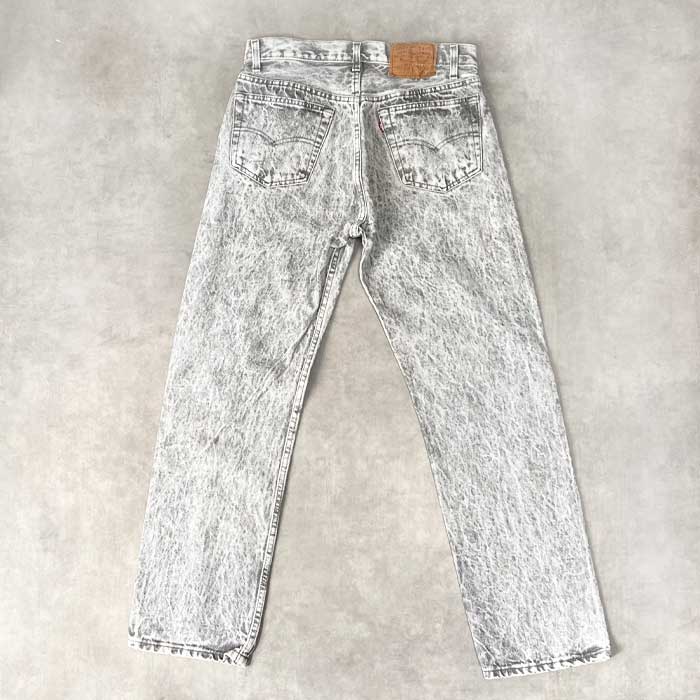 80's Levi's 501 CHEMICAL WASH MADE IN USA W33L30 90年代 リーバイス
