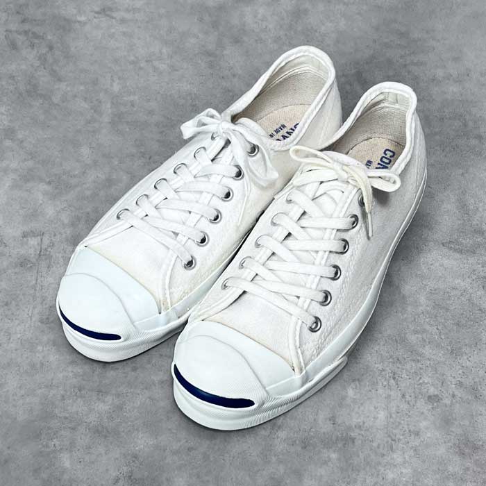 90's CONVERSE JACK PURCELL DEAD STOCK Made in USA WHITE/5.5(24.5cm