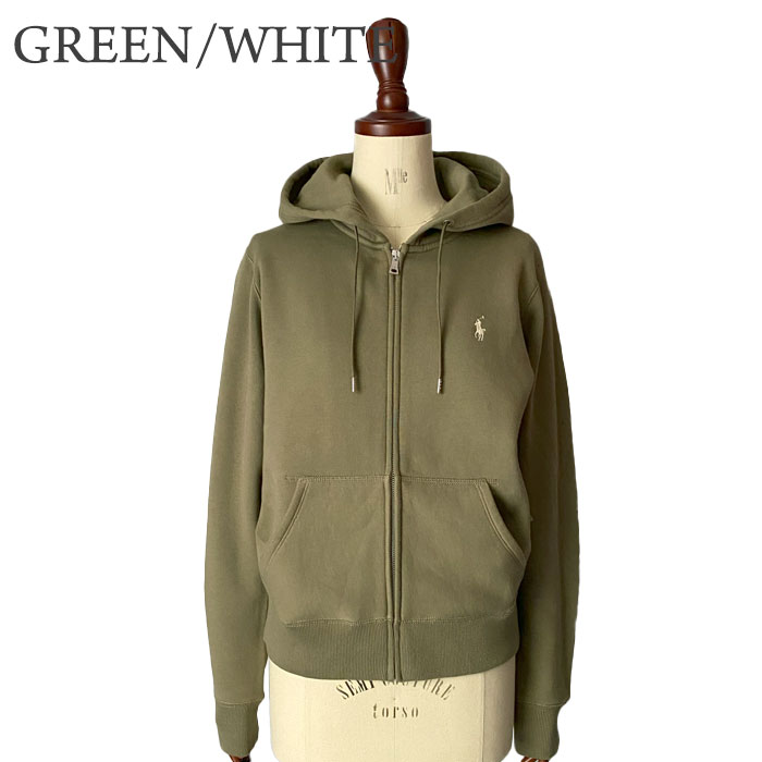 ポロ ラルフローレン レディース ジップアップパーカー スウェット