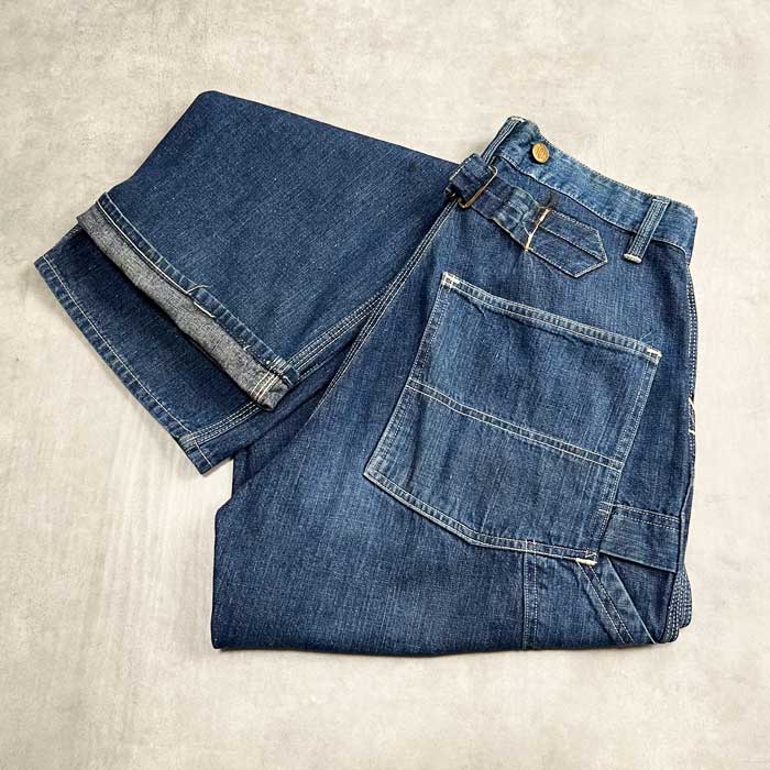 30-40'S HERCULES Buckle Back Denim Painter Pants W31/L30(実寸) 30