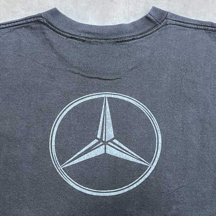 90's LOS ANGELS MARATHON×MERCEDES-BENZ T-SHIRTS BLACK 90年代 1992