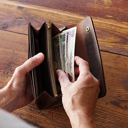 NdH] イタリアンヌバック 長財布 blnw0031 | 長財布 | ベルト専門店