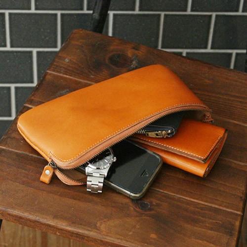 pot] 栃木レザー ポーチ (Lサイズ) blpt0085 | ポーチ | ベルト専門店