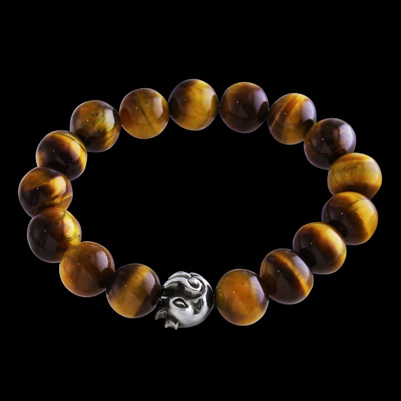 チック ビード タイガーアイ (10mm) ブレスレット | メイティング