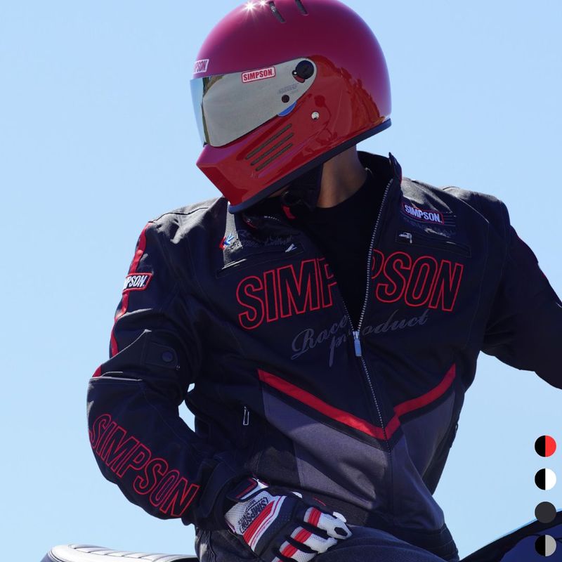 SIMSON ジャケット4L 黒赤 【公式通販】