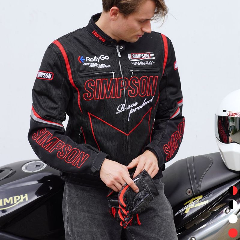 SIMPSON NSW-C01 ライダース ウィンタージャケット 秋冬モデル
