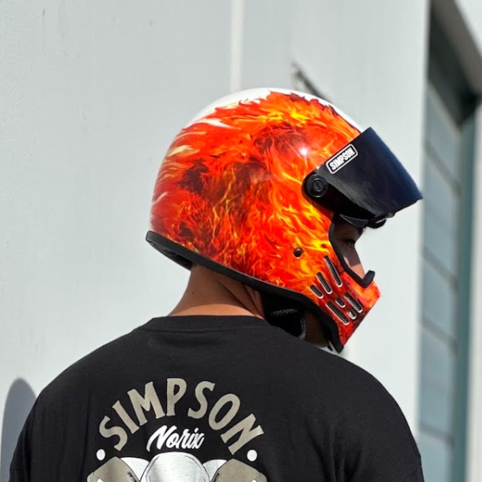 SIMPSON M30 フレアホワイト | SIMPSONヘルメット公認オンラインストア