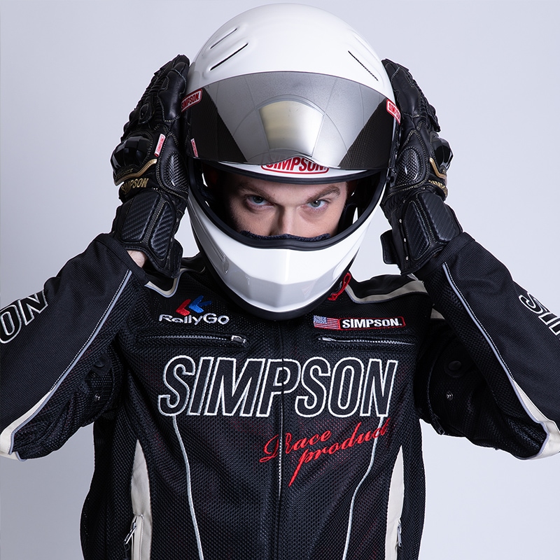 シールド 共通 (ミラー)クローム/ライトスモークベース | SIMPSON