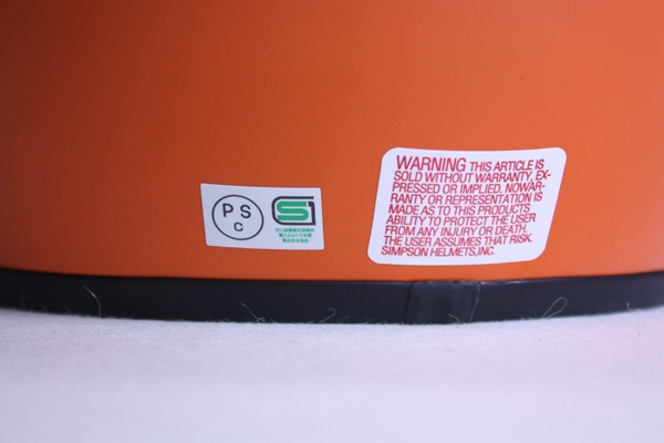 SIMPSON M50 オレンジ | SIMPSONヘルメット公認オンラインストア