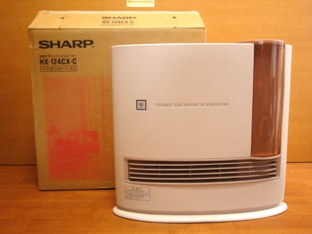 SHARP シャープ 加湿セラミックファンヒーター HX-124CX-C 05年製