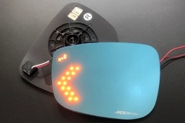 MZRacing Store - MZRacing マルチファンクション LED ブルーミラー CX