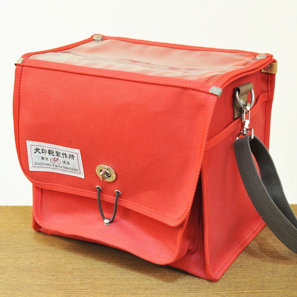 犬印純綿6号帆布 自転車用フロントバッグ（小） | 自転車鞄,フロント