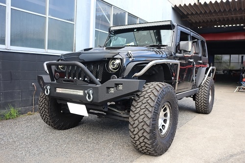 Jeep JKラングラー ワンオフチューブフェンダー 【型式