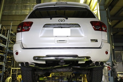 USトヨタ セコイアプラチナム ワンオフ マフラー 【型式